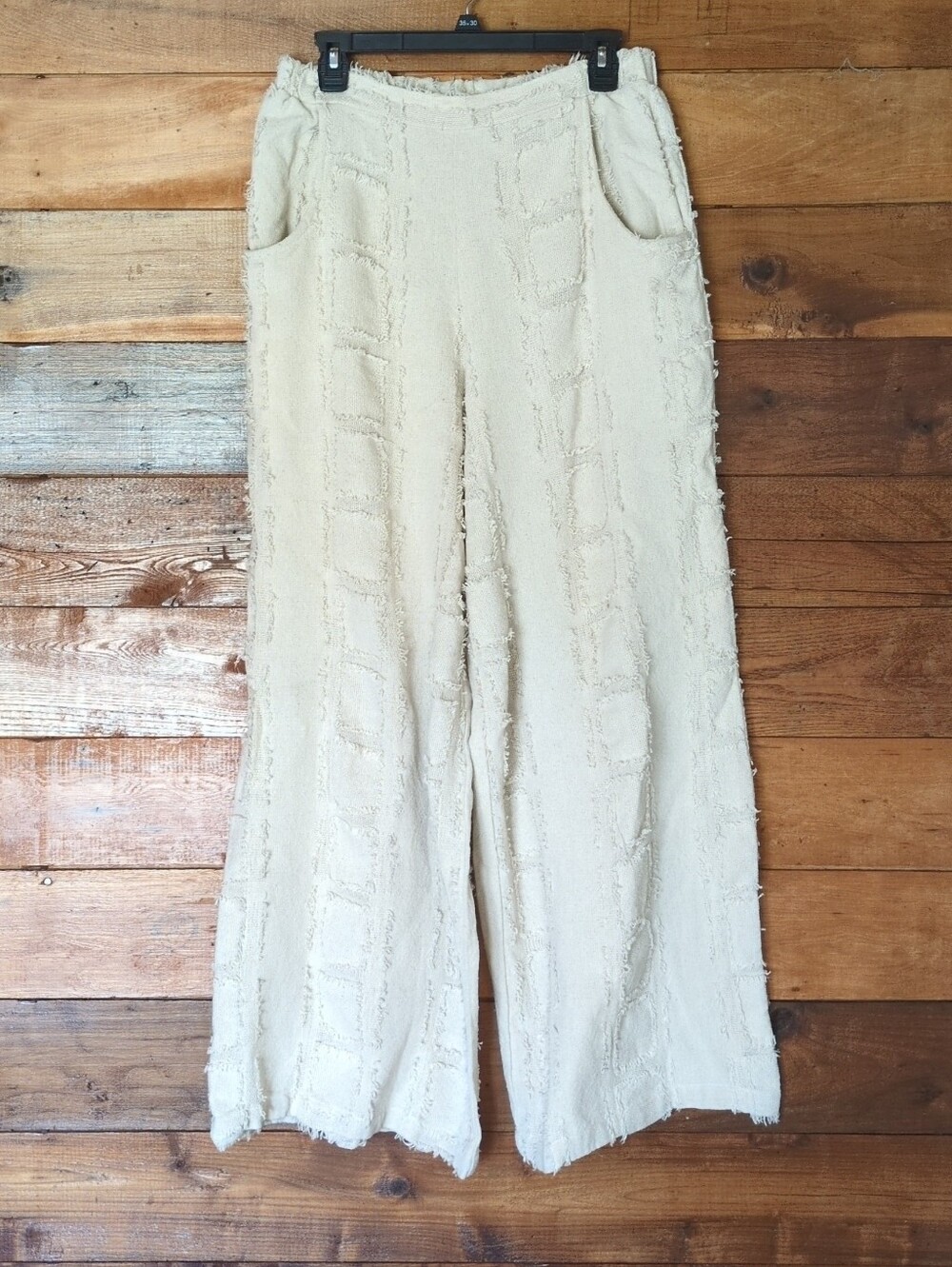 Jaded Gypsy Wide Leg Pants Around The Block Fringe Sz M
